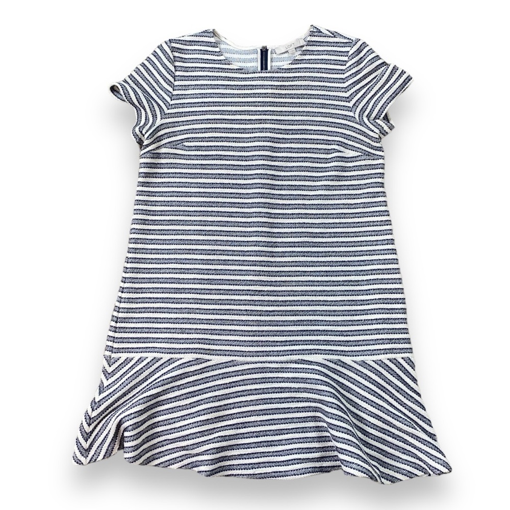 Woman’s LOFT knit stripe dress size 14